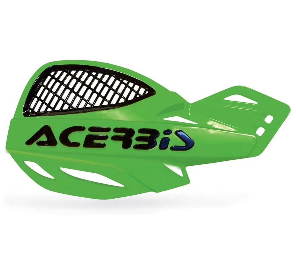 PARAMANI MOTO UNIVERSALI ACERBIS UNIKO VENT VERDE NERO CON ATTACCHI NYLON - Immagine 1 di 1