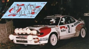Decals Toyota Celica ST185 Rallye Montecarlo 1992 1:43 32 24 Sainz calcas - Picture 1 of 1