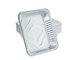 Aluminum Pans 9x13 Disposable Foil Pans (10 Pack) Half Size Deep Steam Table ... - Picture 1 of 7