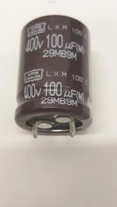 Tapa NIPPON ELXM401VSN101MP30S aluminio lítico 100uF 400V 20 % a presión (5 piezas) - Imagen 1 de 4