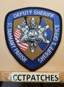 ST TAMMANY PARISH, LOUISIANA SHERIFF (POLICE) SHOULDER PATCH LA - Picture 1 of 2