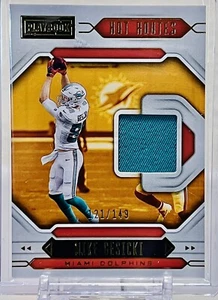 2021 Panini Playbook MIKE GESICKI #HR-MG Hot Routes Patch /149 Miami Dolphins - Foto 1 di 2