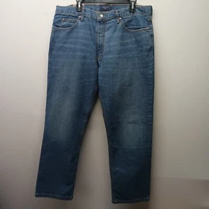 New Saddlebred Comfort Straight Stretch Jeans Style 9931 Medium Blue Mens 38x30 - Picture 1 of 7