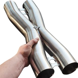Blemished 3" inch 304 Stainless Steel Crossover X-Pipe Exhaust XPipe - 20" - Bild 1 von 11