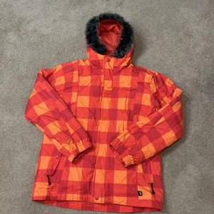 REI Snowboard Ski Winter Jacket Colorblock Faux Fur Inner Fleece 2 In 1 Sz XL 18 - Picture 1 of 24