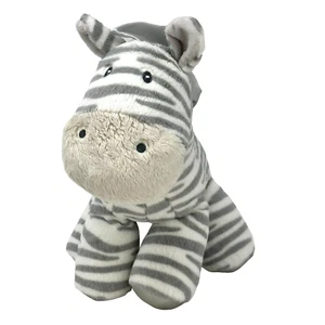 BABY GUND Zeebs Zebra White Gray Striped 10" Plush #4050771 Stuffed Animal Toy - Picture 1 of 6