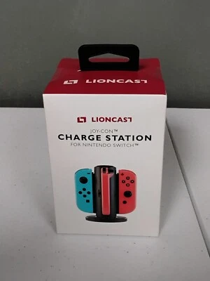 New! Lioncast Charging Station 4 Joy-Con simultaneously for Nintendo Switch - Image 1 of 4