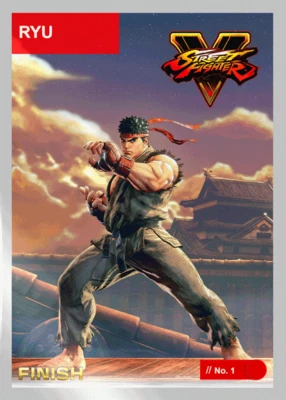 Ryu (power 1) FOIL - 2021 Street Fighter NFT Series 1 - MINT# 2,942 - Image 1 of 2