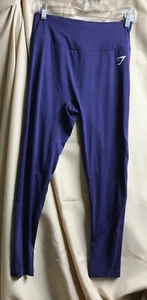 Gymshark Sport Laufleggings Neptun Lila Damen GYMSHARK am Rücken Gr. L NEU - Bild 1 von 6