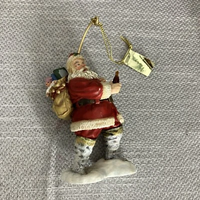 Coca Cola Santa Trim A Tree Collection Christmas Ornament “Wherever I Go” - Image 1 of 4