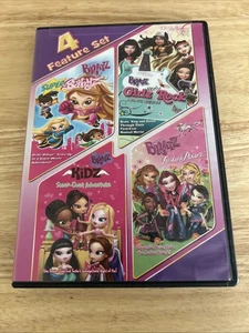 Bratz 4 Feature Set DVD Super Babyz/Girlz Rock/Kidz Sleepover/Fashion Pixiez DVD - Picture 1 of 11
