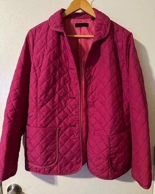 Женская легкая стеганая куртка-пуховик Uniqlo Fuchsia Цвет розовый Размер XL - Изображение 1 из 4