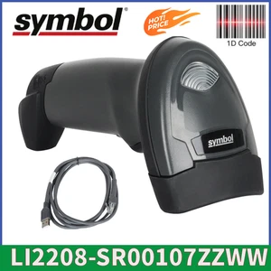 Zebra Symbol LI2208-SR00107ZZWW 1D Imager Corded Barcode Scanner with USB Cable - Picture 1 of 9