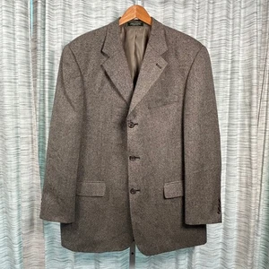 Ralph Lauren Sport Mantel Braun Tweed Blazer Herren 44R SK Bekannte Marken 100% Wolle - Bild 1 von 11