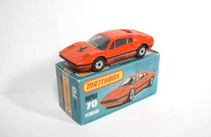 Matchbox Superfast n.70d Ferrari 308 GTB "Ferrari" con scatola originale mint/boxed - Foto 1 di 9