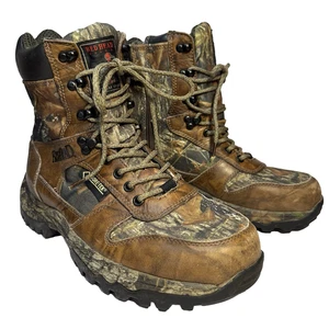 Red Head Hunting Boots Size 8M Side Zip Gore-tex Boots Pre Owned Camouflage - Picture 1 of 18