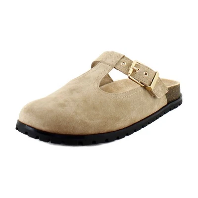 Zuecos y mulas para mujer Steve Madden Atticus gamuza topo talla 7 M Foto 1 de 4