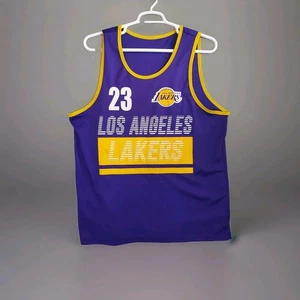 Maglia Los Angeles Lakers uomo grande viola oro basket LEGEND LeBron James - Foto 1 di 14