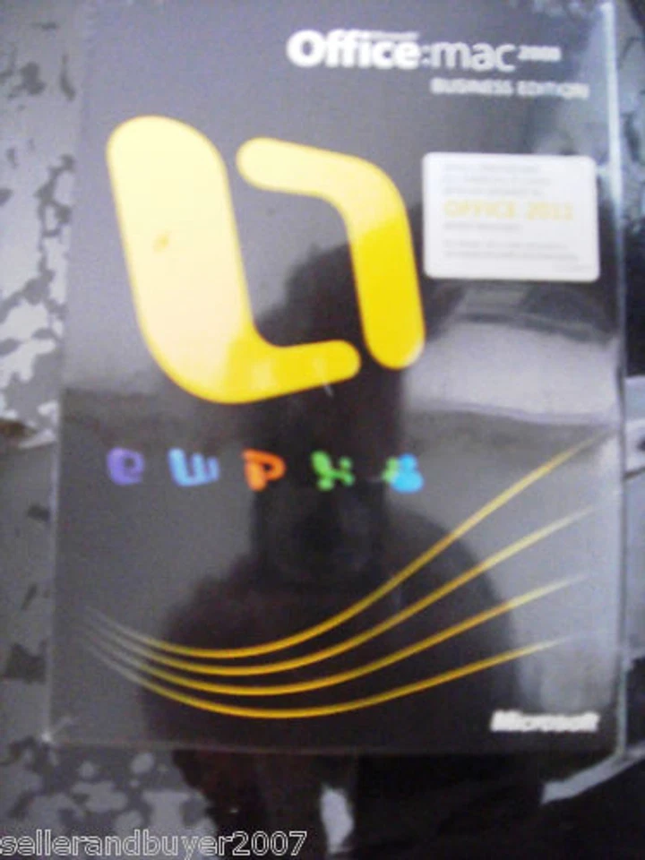 Microsoft Office:mac 2008 Business Edition, SKU GYD00001, Sealed Retail Box - Image 1 of 1