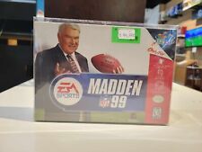 Madden NFL 99 Nintendo 64 BOX, MANUAL, & CARTRIDGE BRAND NEW SEALED w/ Protector