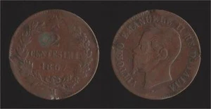 2 CENT 1867 M MAILAND - VITTORIO EMANUELE II - Bild 1 von 1