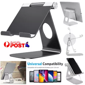 Universal Desk Stand Mobile Phone Stand Holder For Tablet iPad iPhone Samsung AU - Picture 1 of 13