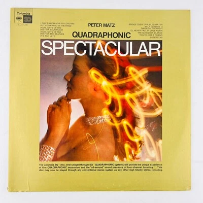Peter Matz – Quadraphonic Spectacular Vinyl LP Record Album CQ-31247 QUAD - Image 1 of 2