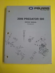 2006 Polaris OEM Predator 500 Service Manual P/N 9920187 - Picture 1 of 3