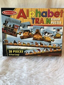 MELISSA & DOUG "Alphabet Train" FLOOR PUZZLE 28 Pc 10 Ft # 424 - Great Condition - Bild 1 von 8