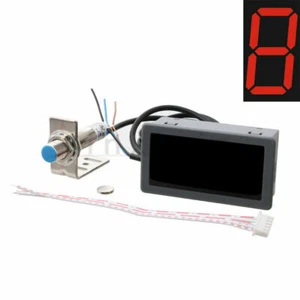4 velocímetro digital medidor de velocidad RPM + soporte e interruptor de proximidad imán sensor RD - Imagen 1 de 5