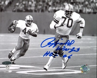 TriStar Rayfield Wright Autographed Signed INSC 8x10 Photo Cowboys TRB 1072 - Image 1 of 2