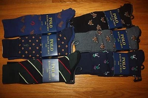 Brand New Polo Ralph Lauren Men's 2-Pack Trouser Socks SHIP FREE FAST US - Picture 1 of 37