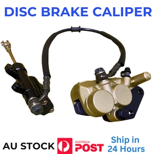 Hydraulic Rear Disc Brake Caliper System 125cc 250cc PRO Quad Pit Dirt Bike AU - Picture 1 of 9