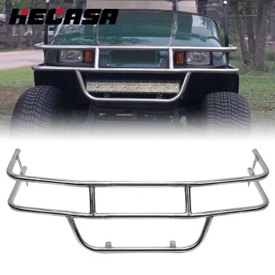 HECASA Front Bumper Brush Guard For EZGO TXT Golf Cart 1996-2013 Stainless Steel Foto 1 de 4
