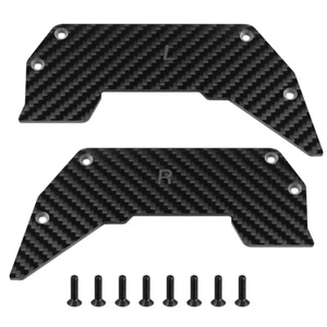 Carbon Fiber Air Dam Diffuser Wheel Covers For Arrma 1/7 Infraction 6S BLX V2 - Picture 1 of 7
