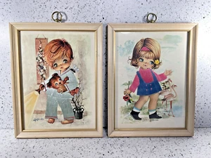 Arte de pared con marco de abeja oso de peluche flamencos ojos anchos Fallarda Prints 2 - Imagen 1 de 11