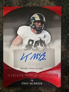 Trey McBride 2022 Sage Aspire Red  Rookie Auto RC Cardinals - Picture 1 of 2