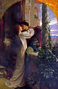 Romeo and Juliet by Francis Dicksee. People Repro choose Canvas or Paper