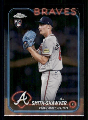 2024 Topps Chrome Update #USC87 AJ Smith-Shawver - Image 1 of 2