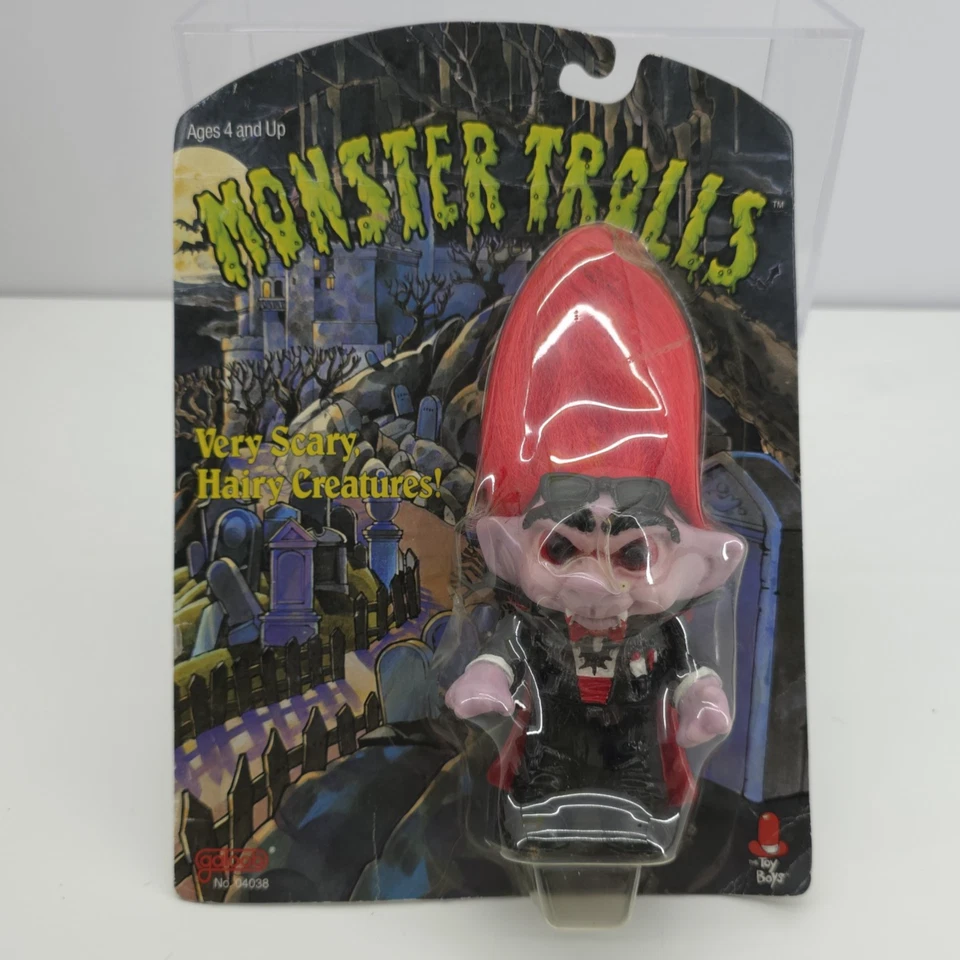 Galoob Dracutroll Monster Trolls Toy Boys 1993 OC en tarjeta Foto 1 de 4