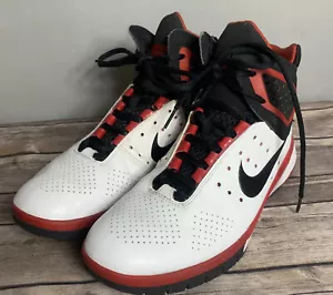 Nike Air Flight Light 2010 Black White Varsity Red Men’s Size 7.5 US 415141-100 - Picture 1 of 6