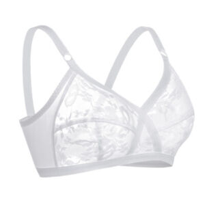 Unlined Lady Bras Wirelesss Brassiere Full Coverage Lace Sissy Sexy Lingerie bh