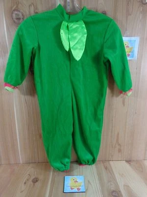 МАЛЕНЬКИЙ ЦВЕТОК костюм младенца 9-12 Mo зеленый боди розовый кружевной Хэллоуин - Изображение 1 из 4