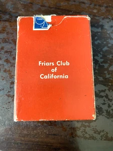 Vintage Fraars Club of California - Rojo, Baraja Completa de 52 Cartas - Imagen 1 de 5