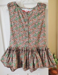 đ»Matilda Jane Serendipity Confetti DressâBeautiful Buttons/Lots Of RufflesâSz10 - Picture 1 of 19