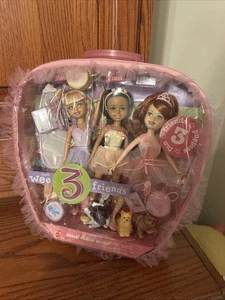 Barbie 2004 Wee 3 Friends. Tanz Tanz Tanz. Stacie Janet Lila - Bild 1 von 4