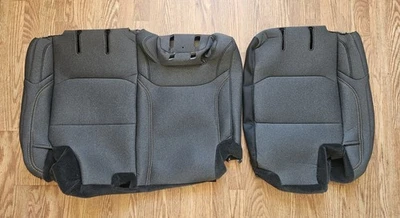 Fundas de asiento de tela traseras superiores OEM de fábrica para Jeep Wrangler JL Willy's 2018-2025 2 piezas Foto 1 de 4