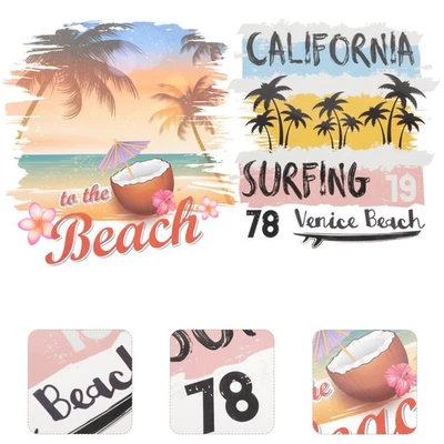  2 Pcs Aufbügelbare Flicken Bügelbild-transfers Kleidungsabziehbilder - Bild 1 von 4