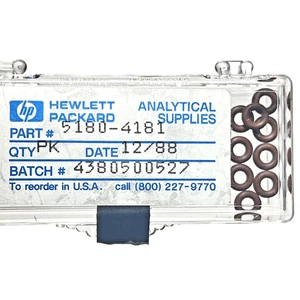 Agilent 5180-4181 O-Rings for Trap Fittings Fluorocarbon 11/pk HP Analytical NOS - Picture 1 of 11