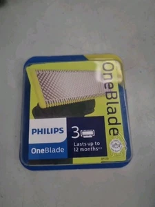 Philips OneBlade Replacement Shaving Heads One Blade Shaver 3 Pack GENUINE ITEMS - Picture 1 of 4
